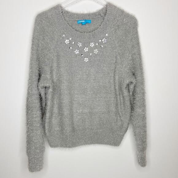 L'Amour Nanette Lepore Fuzzy Sweater Sz XL - Picture 1 of 7